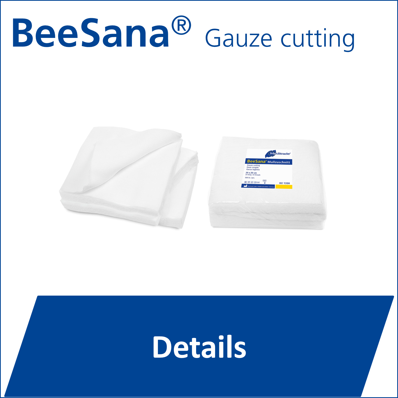 Gauze and gauze cutting Meditrade UK